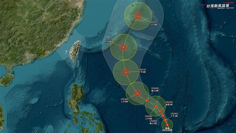要降溫了!颱風外圍環流「這2天」掃北台