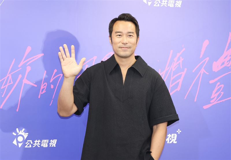 左起黃迪揚、姚淳耀、張孝全是劇裡的男角擔當。(圖/記者田俊彥攝影)