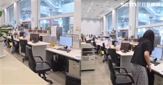 新／男持球棒闖中市府辦公室　狂砸電腦