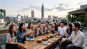 網友列出7點優勢，直言8年級其實是「百年來最幸運的一代」，引發不同世代熱烈論戰。（圖／AI生成圖片）