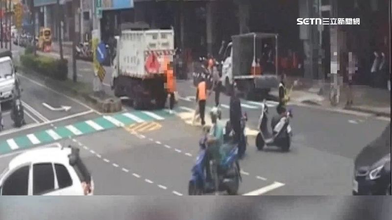 清潔隊後續也到場清掃