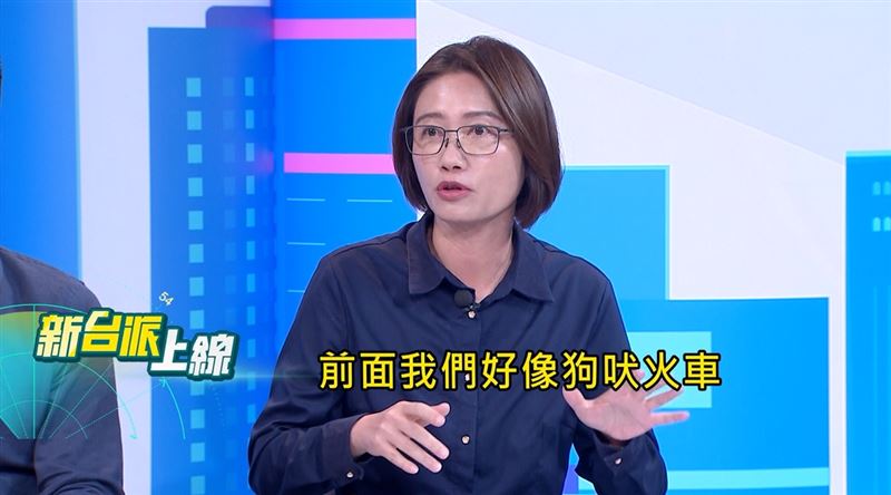 林延鳳痛批，蔣萬安完全沒在狀況內，根本狗吠火車。（圖／翻攝新台派上線）