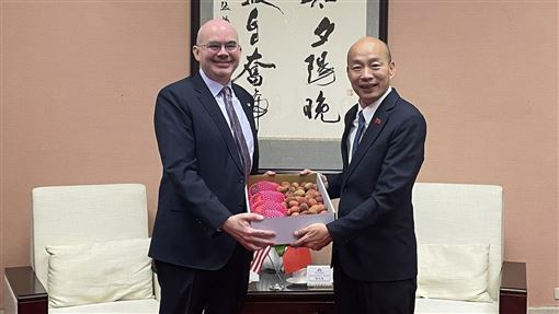 谷立言拜會韓國瑜　肯定立院通過國防預算