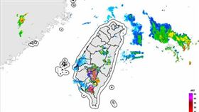 4縣市大雷雨。（圖／翻攝自氣象署）