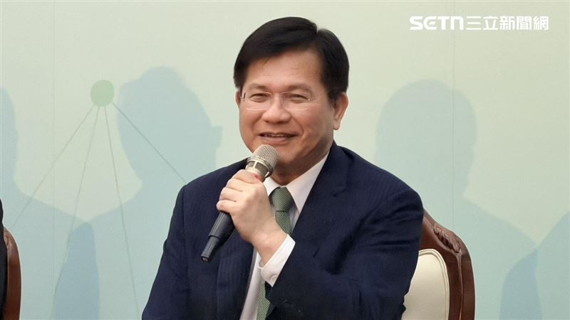 林佳龍出席媒體茶敘分享外交成果(圖/記者陳思妤攝影)