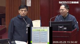 洪健益質詢馬辦疑似職場霸凌事件的處理。（圖／翻攝畫面）
