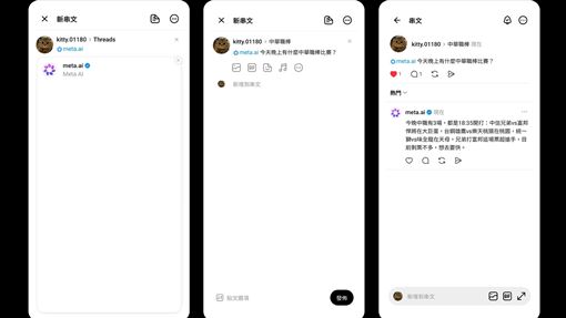 網友瘋狂提問洗版！Meta AI回應秀台味
