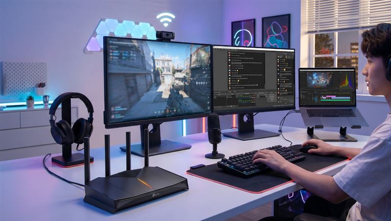面對遊戲、多人連線的高頻寬網路需求，Archer系列搭載Wi-Fi 7，以更高速率、更低延遲與更高裝置容量，打造更順暢的上網體驗
