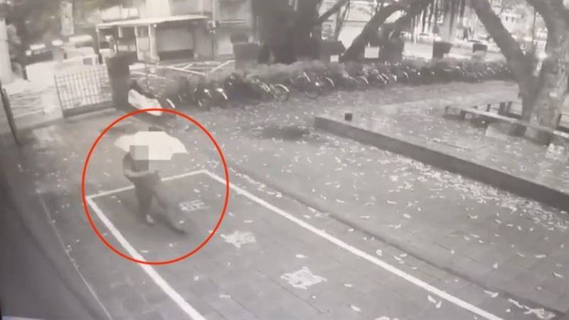 國立台北教育大學爆偷拍，警方今（29日）逮到涉案的一名校外人士。（圖／翻攝畫面）