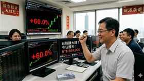 一名網友投資獲利率已達 60%，但內心強烈感覺「股市快要修正了，很怕人踩人賣不掉」，因此全數出清落袋為安。（圖／翻攝自AI生成圖片）