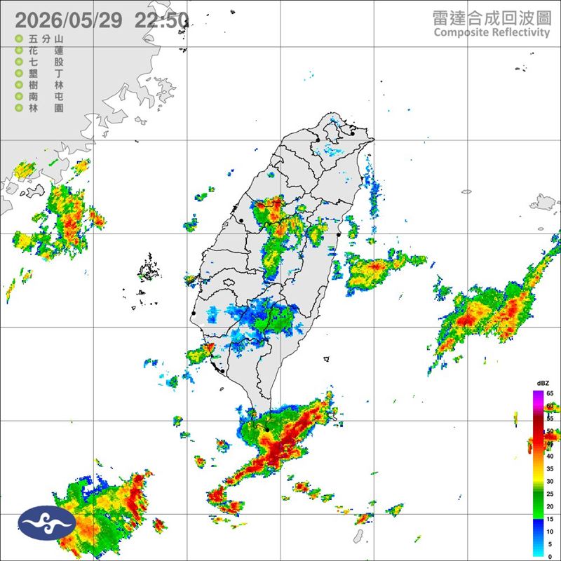 中央氣象署持續針對6縣市發布豪、大雨特報。(圖/中央氣象署粉專)