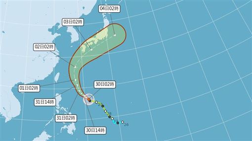 薔蜜估今轉中颱　橫掃日本各地時程一次看