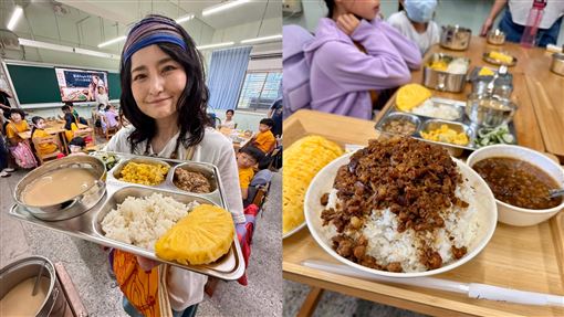 大胃女王吃台灣國小營養午餐　讚爆這1點