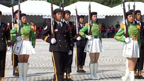 「第九屆全國高級中等學校儀隊決賽」登場，港明高中奪下冠軍，完成二連霸（圖／翻攝自青年日報臉書直播）