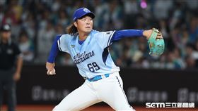 中職37年例行賽，富邦悍將先發投手鈴木駿輔。（圖／記者劉彥池攝影）