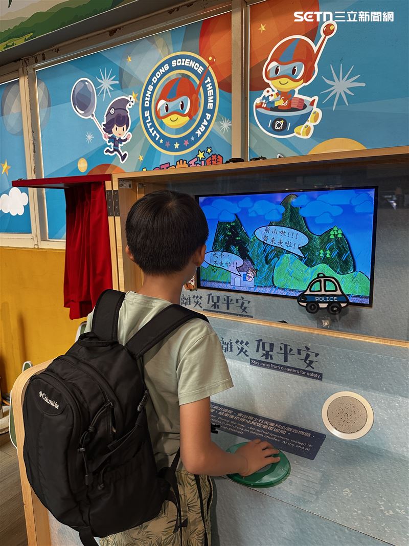 除了遊戲方式，主辦單位還透過影像互動，更加深印象。（圖／記者羅欣怡攝影）