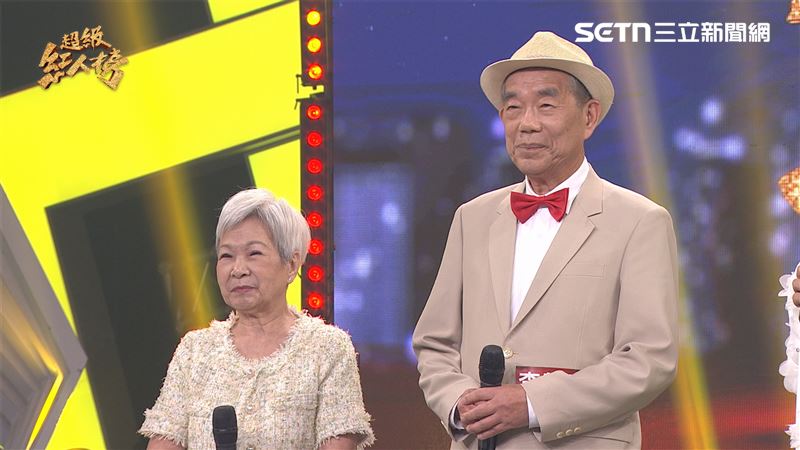 首週「不老歌王擂台賽」挑戰者林雪玉（左）李龍騰（右）。（圖／超級紅人榜提供）