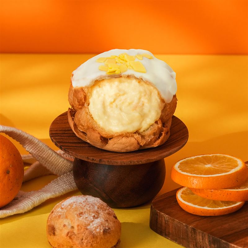 beard papa’s全新推出「檸檬白巧耶克」。(圖/品牌業者提供)