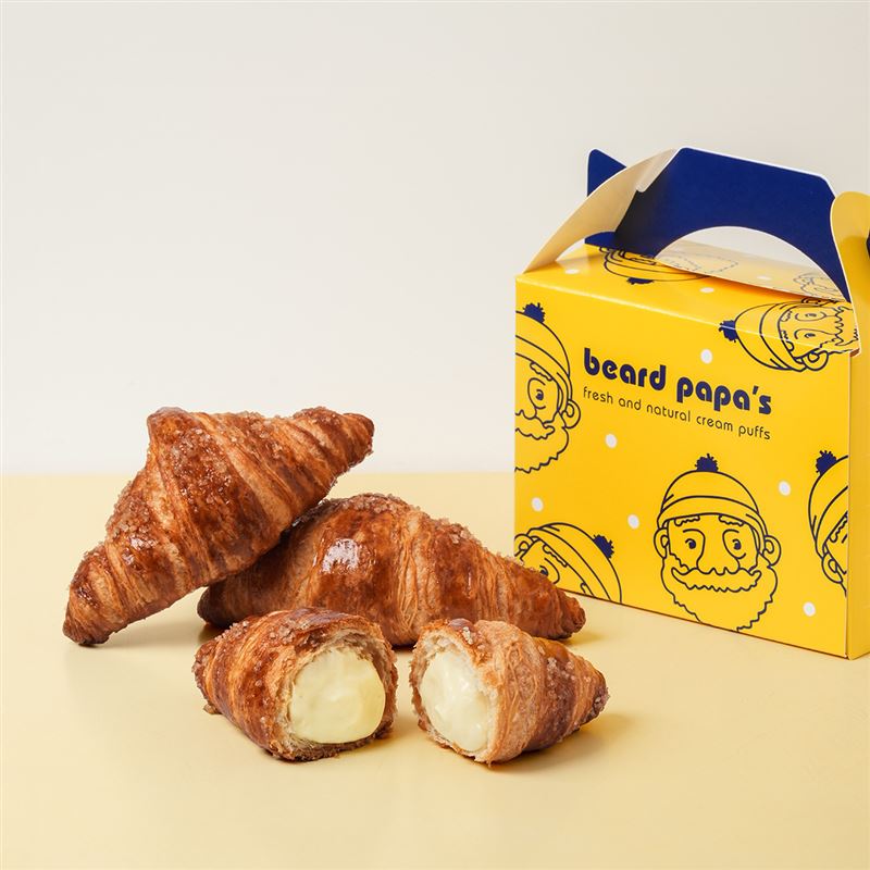 beard papa’s「迷你可頌三入組」。(圖/品牌業者提供)