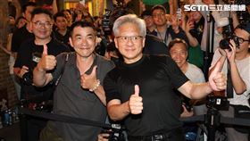 輝達,黃仁勳。（圖／記者鄭孟晃攝影）