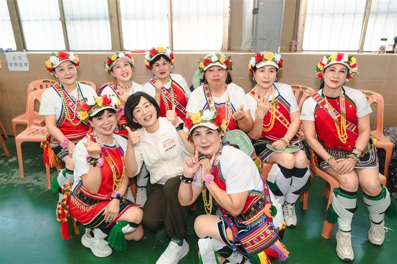 新北市長候選人、立委蘇巧慧今（31）日出席新北市2026年首場原住民族歲時祭儀。（圖／蘇巧慧辦公室提供）