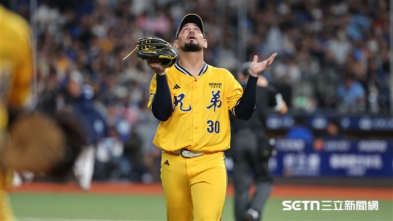 中信兄弟先發投手勝騎士。（圖／記者劉彥池攝影）