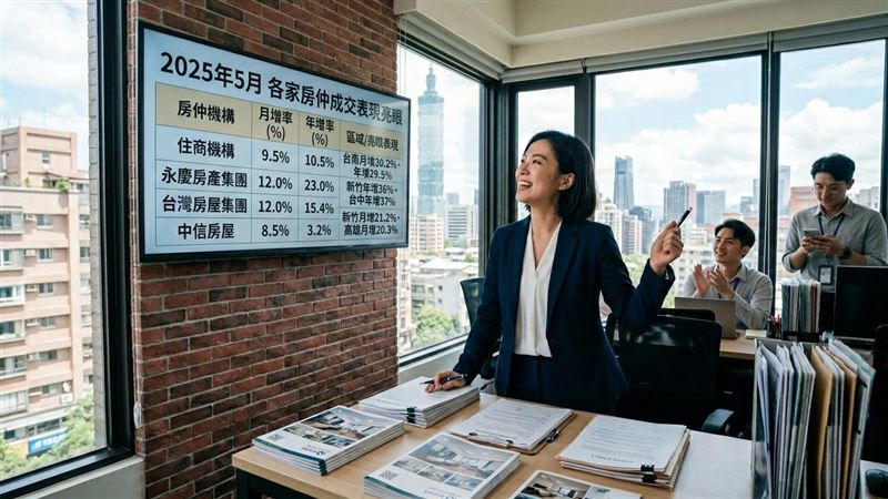 房市回溫了!房仲5月成績單滿堂紅