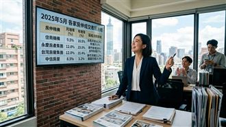 房仲,簽約,賀成交。（圖／Gemini AI）