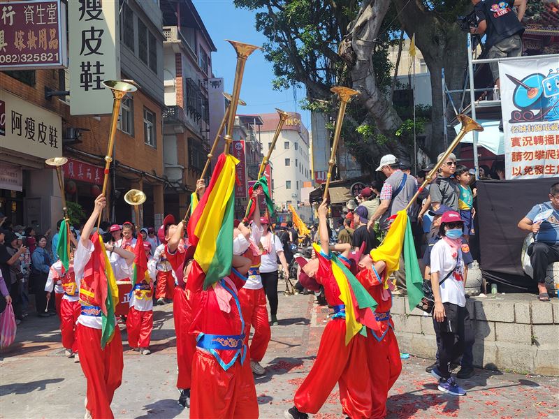 每年農曆4月12日是金門大日子。金門迎城隍346年傳奇曝光,蜈蚣座震撼登場全島幾乎放假。(圖/記者鍾志鵬攝影)
