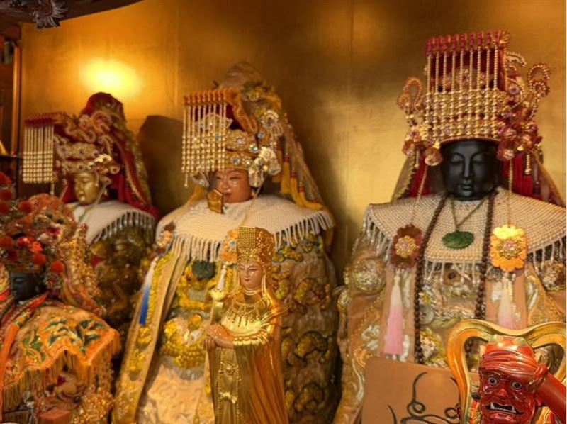 媽祖神像。(圖/翻攝自台南開基玉皇宮 oh my god粉絲專頁)