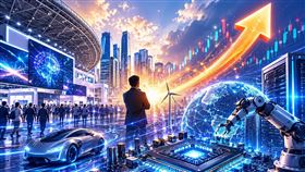 台股 機器人 未來 股票 股市 AI COMPUTEX 電腦展（示意圖／AI製圖）