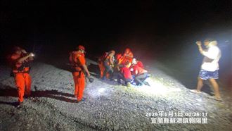 新／南澳神秘海灘大浪捲走　女獲救男失聯