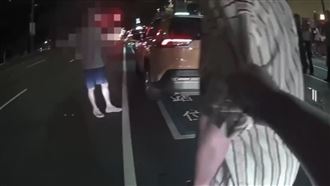 北市信義夜店外爆衝突！醉男當街痛毆運將