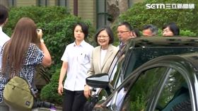 蔡英文一早現身北一女中畢業典禮（圖／翻攝畫面）