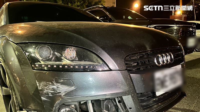 毒駕撞傷員警!奧迪男體內驗出2種毒被押