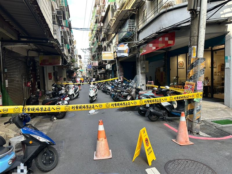 新北市三重區安慶街今（1日）傳出墜樓，一名22歲陳姓女子從高處墜落。（圖／翻攝畫面）