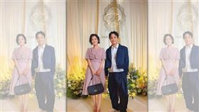 李亮瑾（左）和張峰奇（右）結婚7年，如今育有2子。（李亮瑾提供）