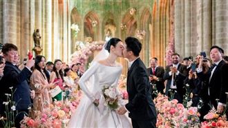 賭王兒世紀婚禮！世界文化遺產擁吻奚夢瑤