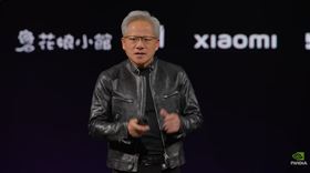 黃仁勳日前在台北出席GTC Taipei 2026主題演講。（圖／翻攝自NVIDIA YT）