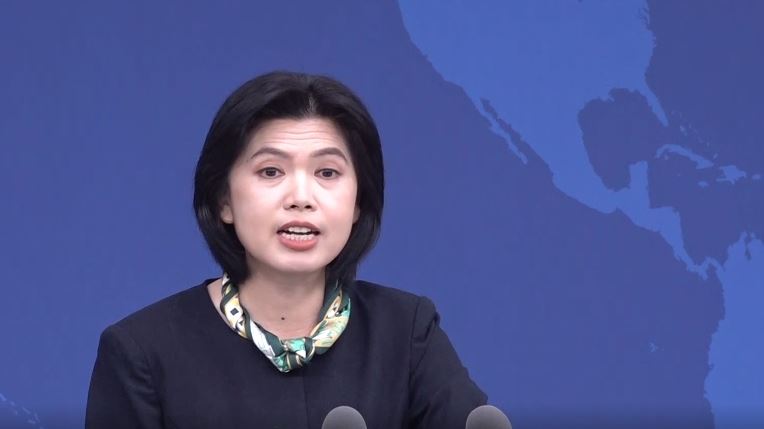 國台辦發言人朱鳳蓮主持例行記者會（圖／翻攝畫面）