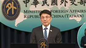 外交部發言人蕭光偉反擊中國，台灣與各國國會議員互訪交流「中國無權置喙」（圖／翻攝自外交部YT）