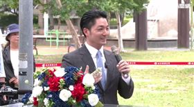 台北市長蔣萬安出席大安森林公園「哈維爾長椅」揭幕（圖／翻攝畫面）