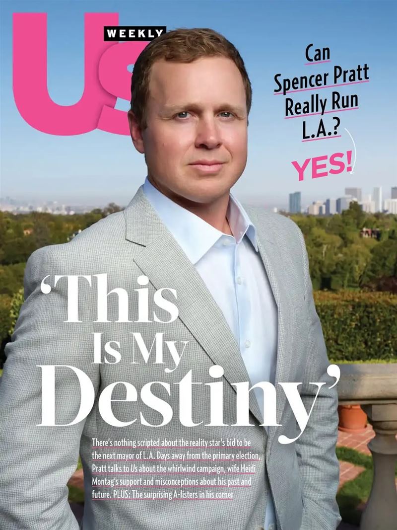 斯賓塞&middot;普拉特（Spencer Pratt）參選美國加州洛杉磯市長，初步開票衝上第二名。（圖／翻攝自IG @spencerpratt）