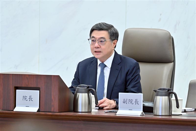 行政院長卓榮泰今（3）日主持「中央道路交通安全會報115年第2次會議」。（圖／行政院提供）