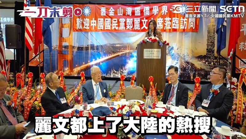 鄭麗文自豪上中國熱搜:國台辦都被我感動