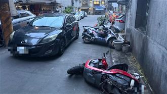 基隆喪屍男毒駕暴衝！失控撞翻6車釀1傷