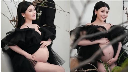3寶生產倒數　最美營養師曬超辣孕肚寫真