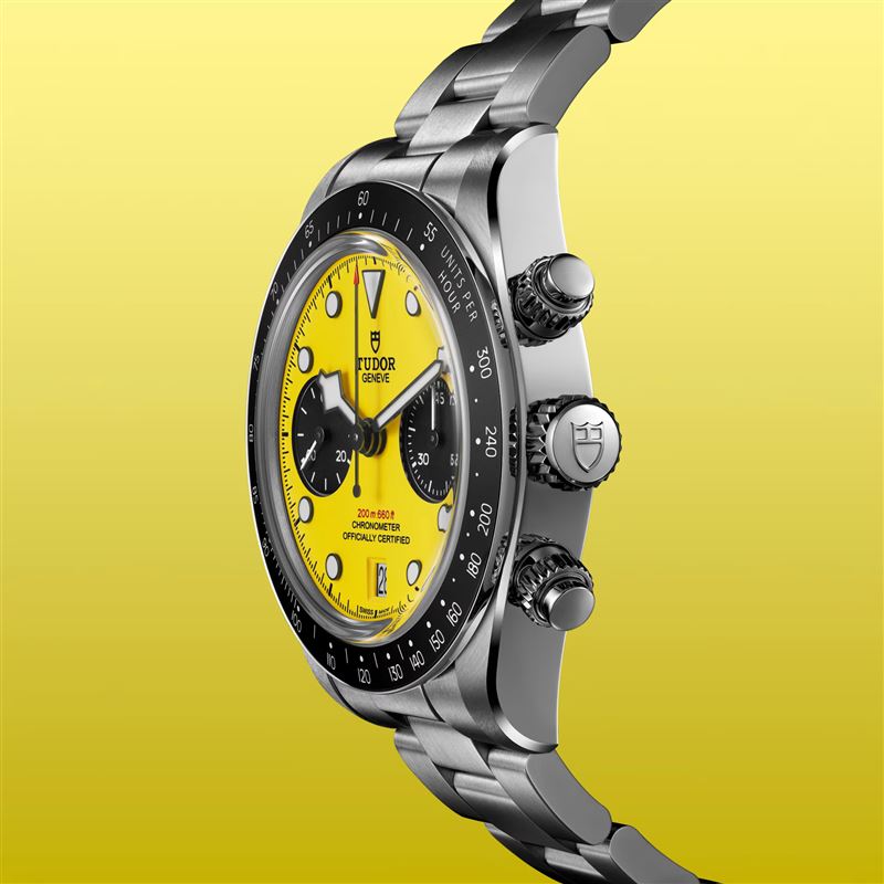帝舵Black Bay Chrono 39 Bumblebee大黃蜂。(圖/Tudor提供)