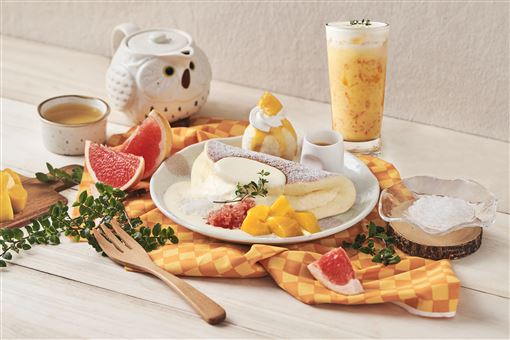 酸甜落進雲朵？楊枝甘露冰淇淋鬆餅限定吃