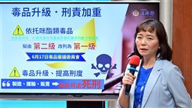 法務部說明毒品及毒駕防制作為。（圖／行政院提供）